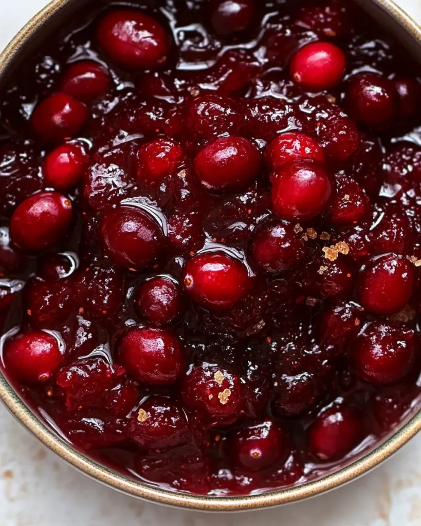 Boozy Cranberry Sauce