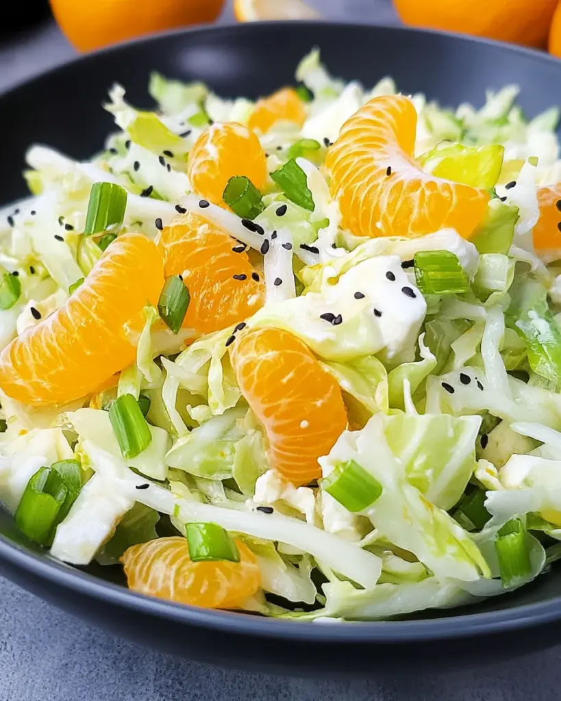 Chinakohlsalat mit Mandarinen