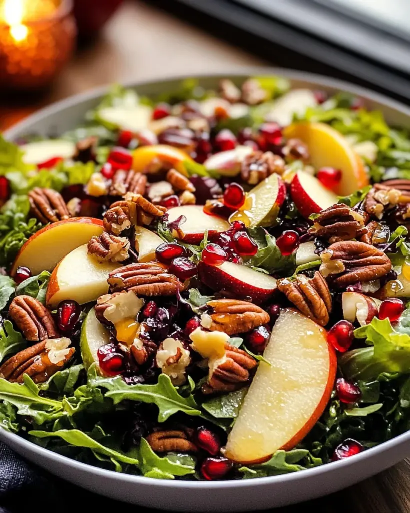 Christmas Salad with Honey Mustard Dressing