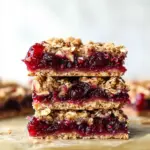 Cranberry Sauce Oat Bars