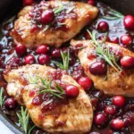 Cranberry balsamic chicken