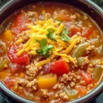 Crock Pot Stuffed Pepper Soup