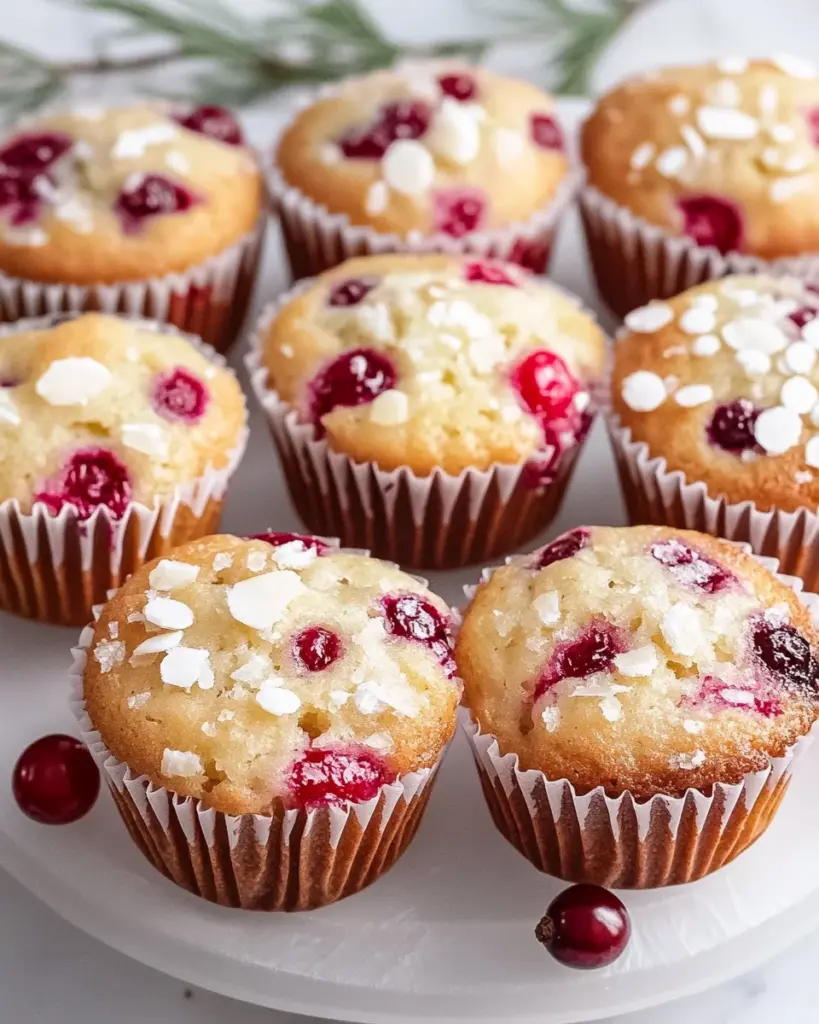 Easy Christmas Cranberry Orange Muffins Recipe