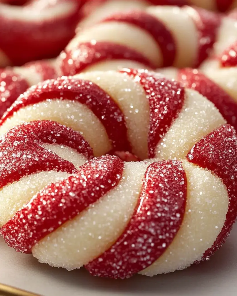 Festliche Zuckerstangen-Kekse