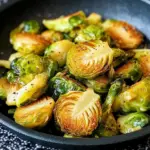 Gebratener Rosenkohl aus der Pfanne