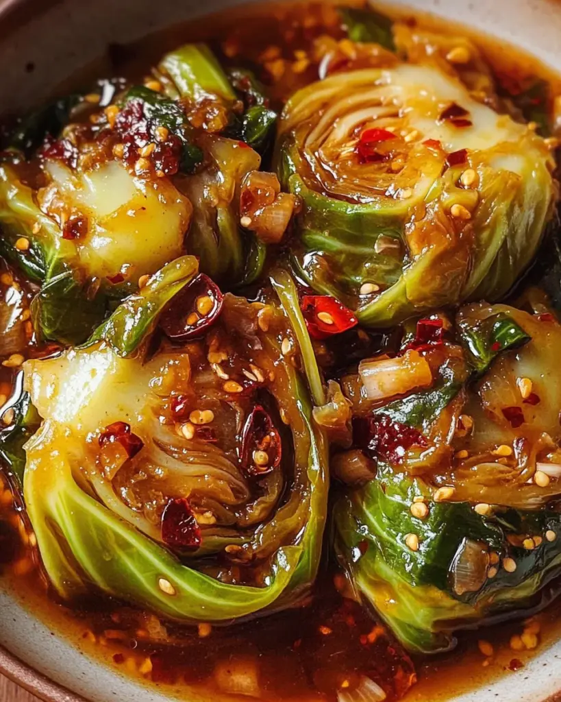 Geschmorter Spitzkohl mit Würziger Sauce: Nie wieder matschig oder fad!