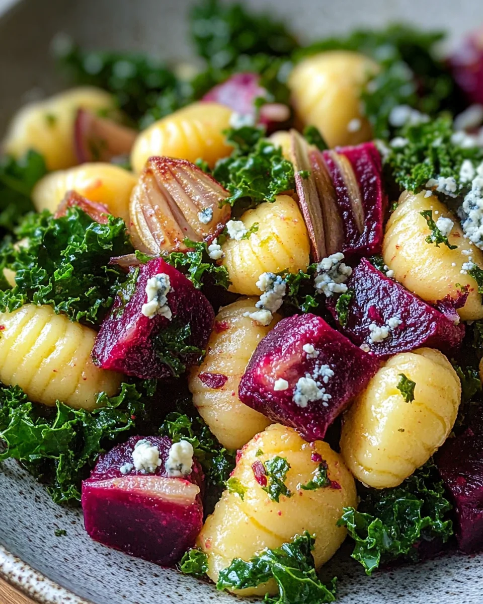 Gnocchi mit Grünkohl und Rote Bete