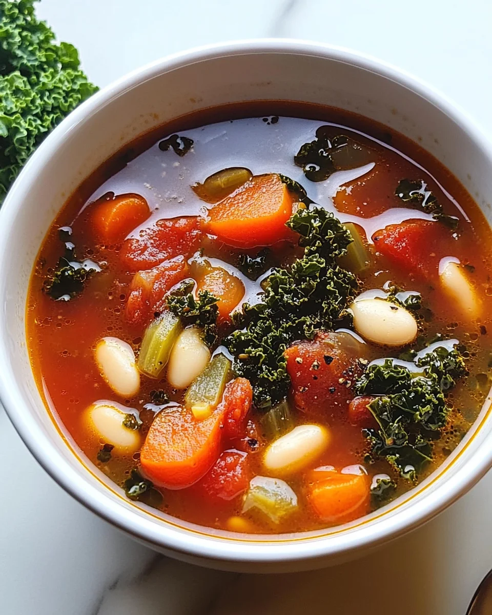 Grünkohl-Bohnen-Minestrone