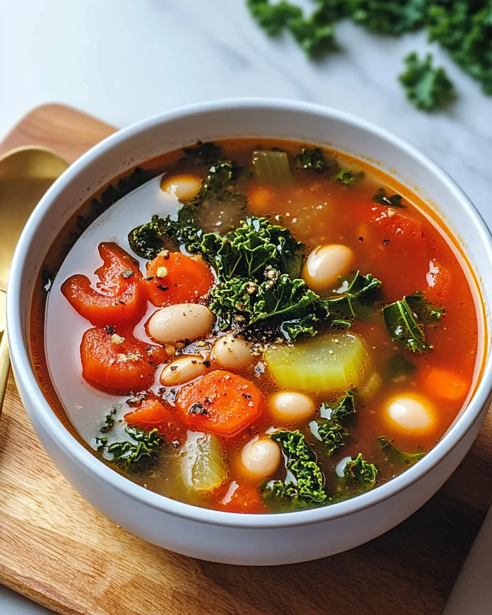 Grünkohl-Bohnen-Minestrone