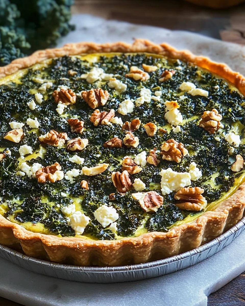 Grünkohl-Quiche