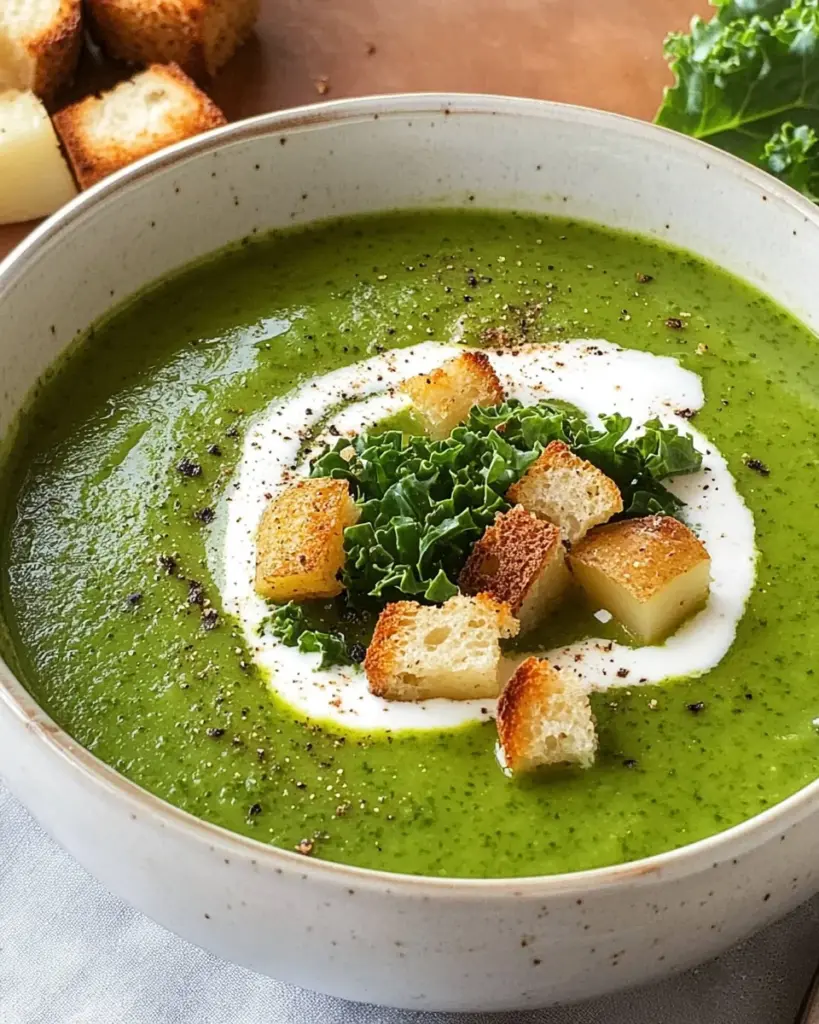 Grünkohlsuppe – veganes Rezept mit Kartoffeln