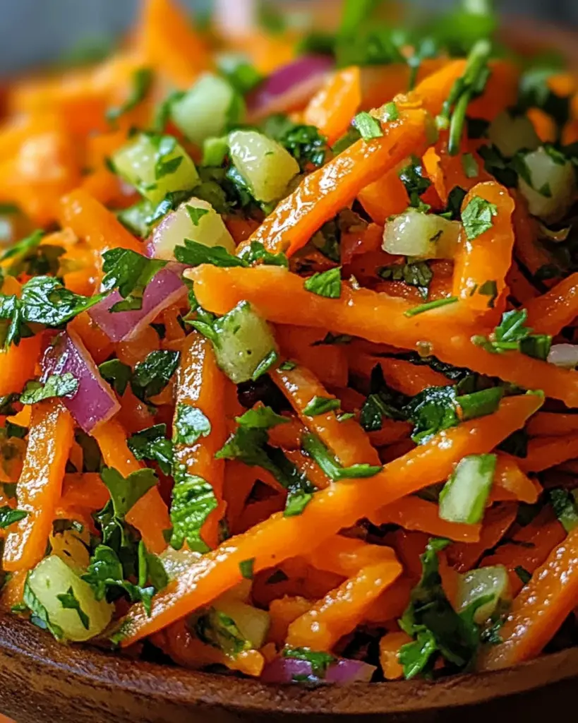 Knackiger Zesty Karottensalat: Ein Frischer Genuss für Jede Gelegenheit