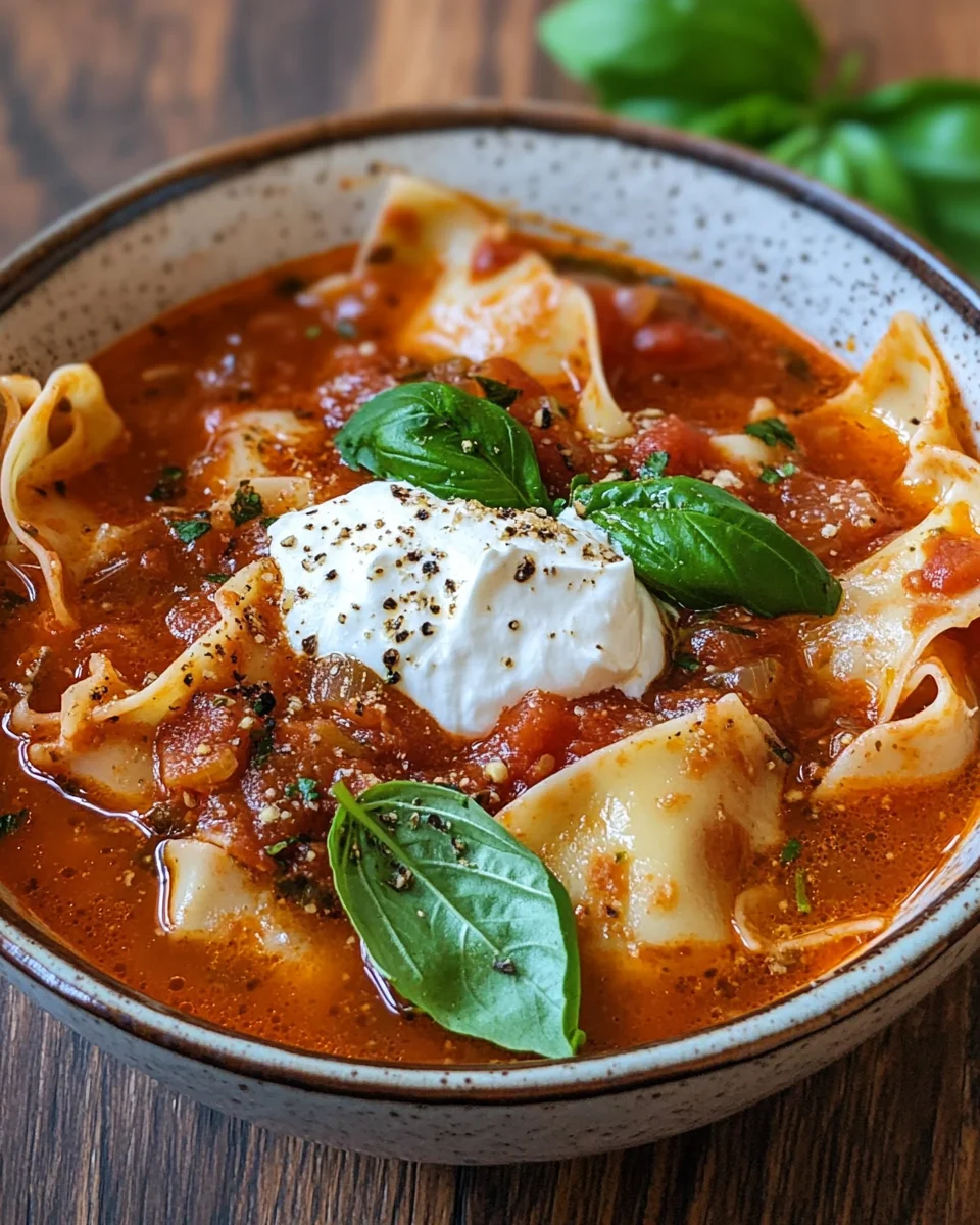 Lasagnesuppe für die ganze Familie