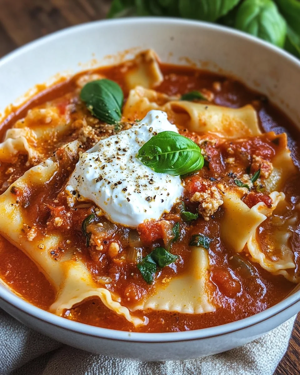 Lasagnesuppe