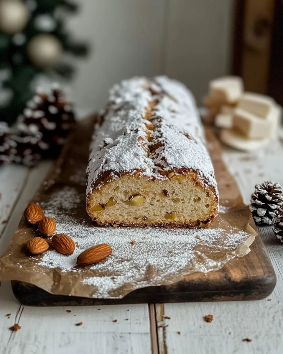 Mandel-Marzipan-Stollen