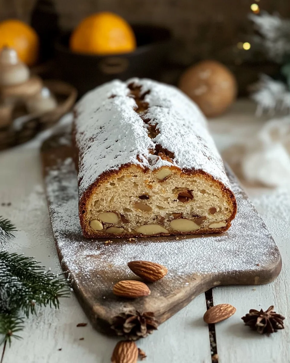 Mandel-Marzipan-Stollen