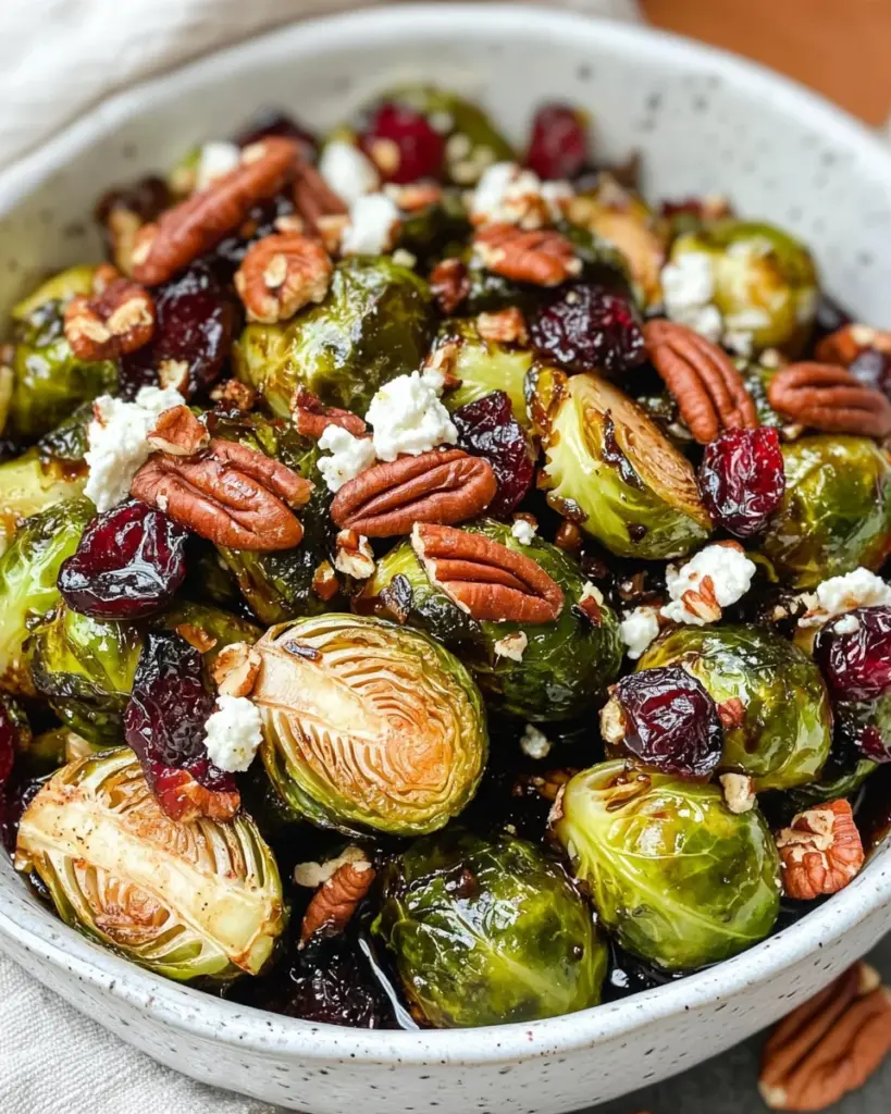 Maple-Balsamic Roasted Brussel Sprouts