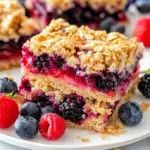Mixed Berry Crumble Bars