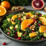 Orangen-Grünkohl-Salat: Mit Vitamin-Power gesund durch den Winter