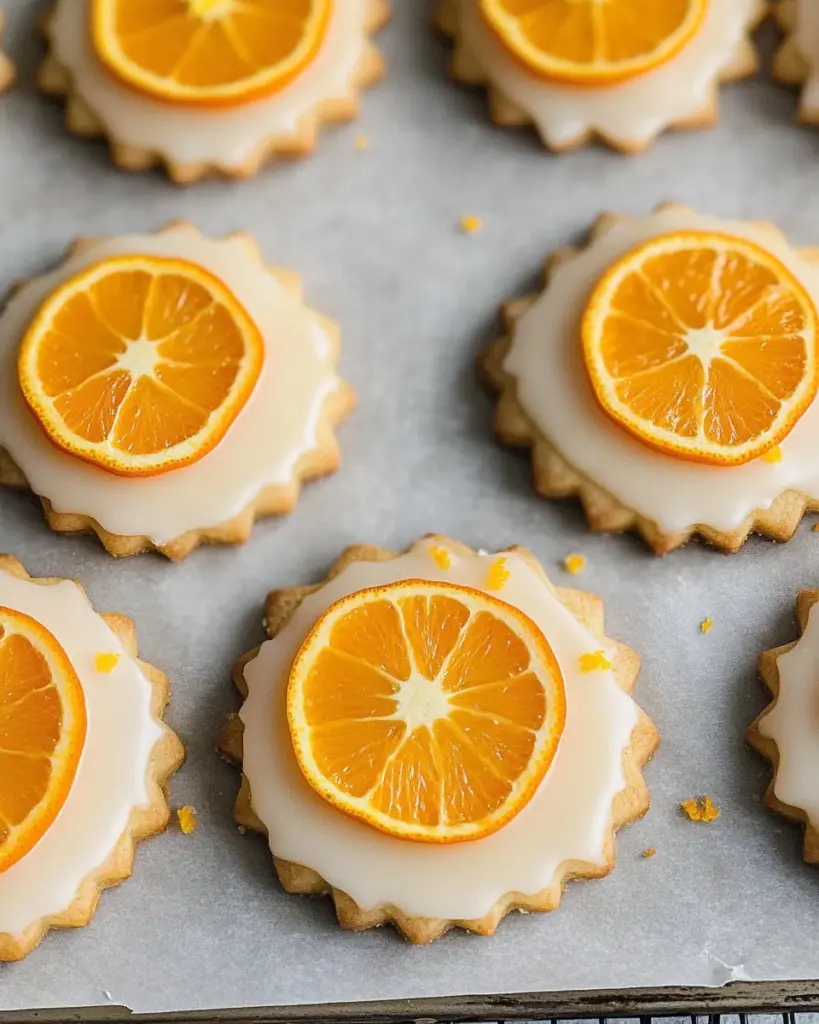 Orangenplätzchen
