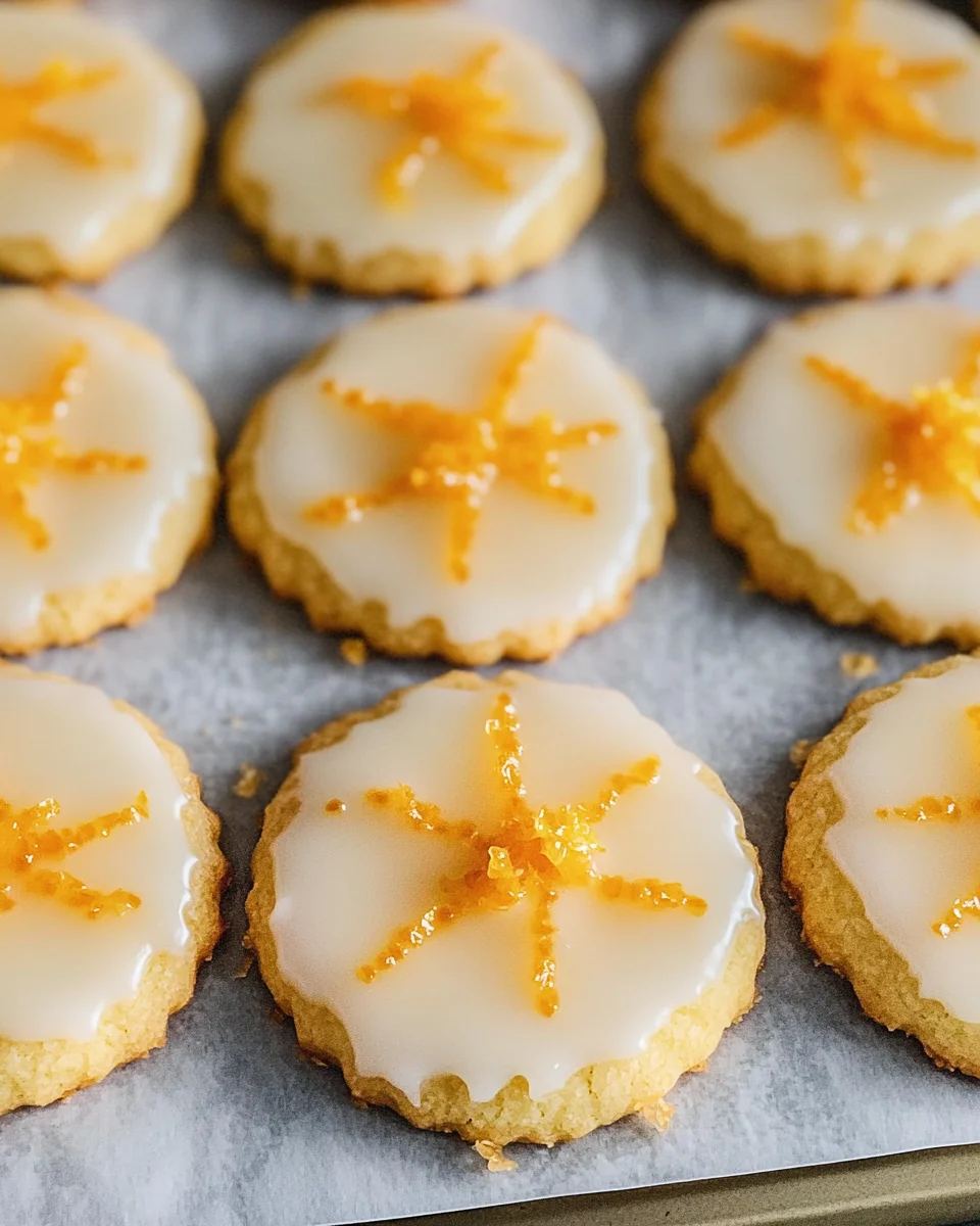 Orangenplätzchen