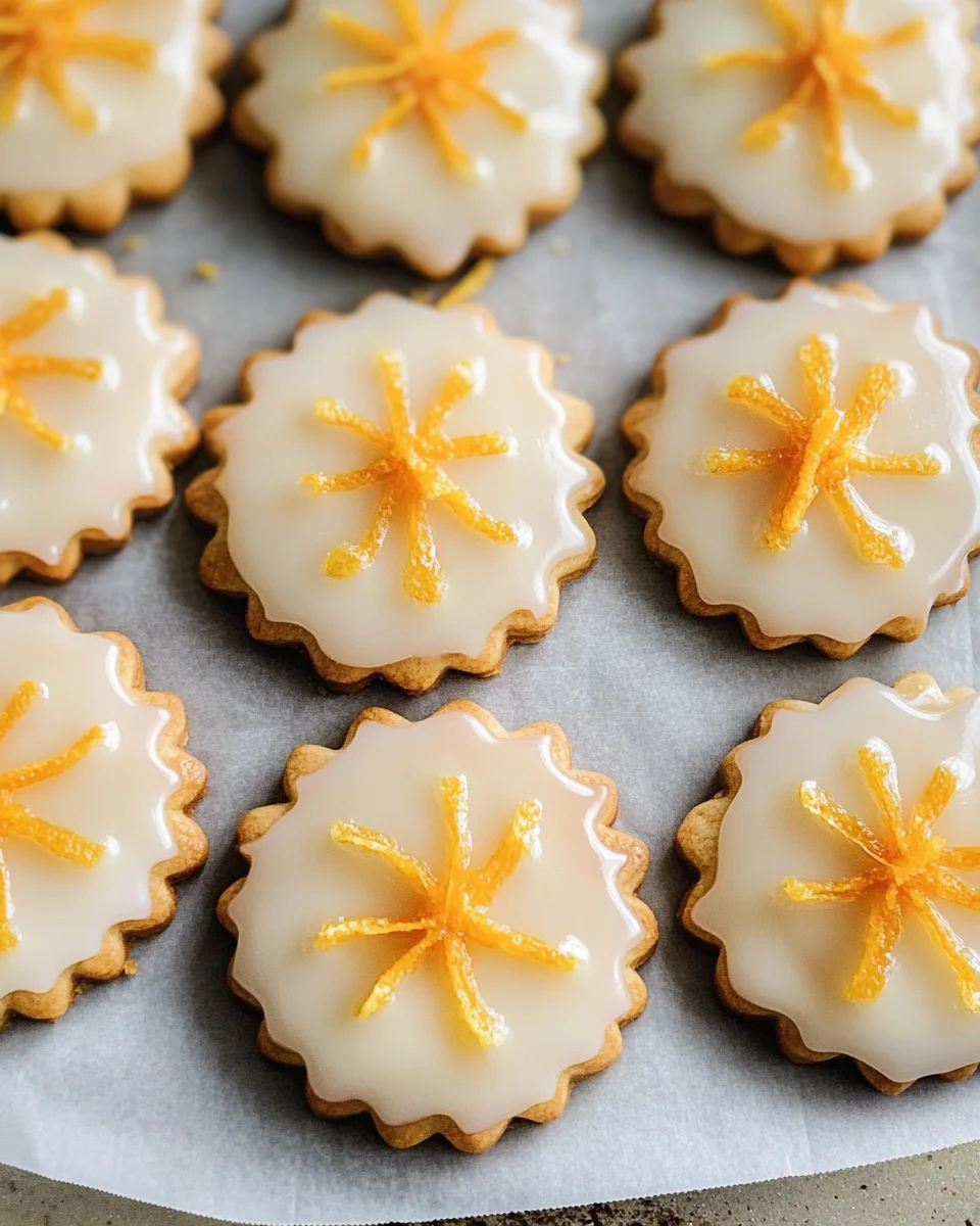 Orangenplätzchen