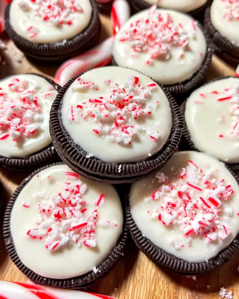 Peppermint Bark Oreos