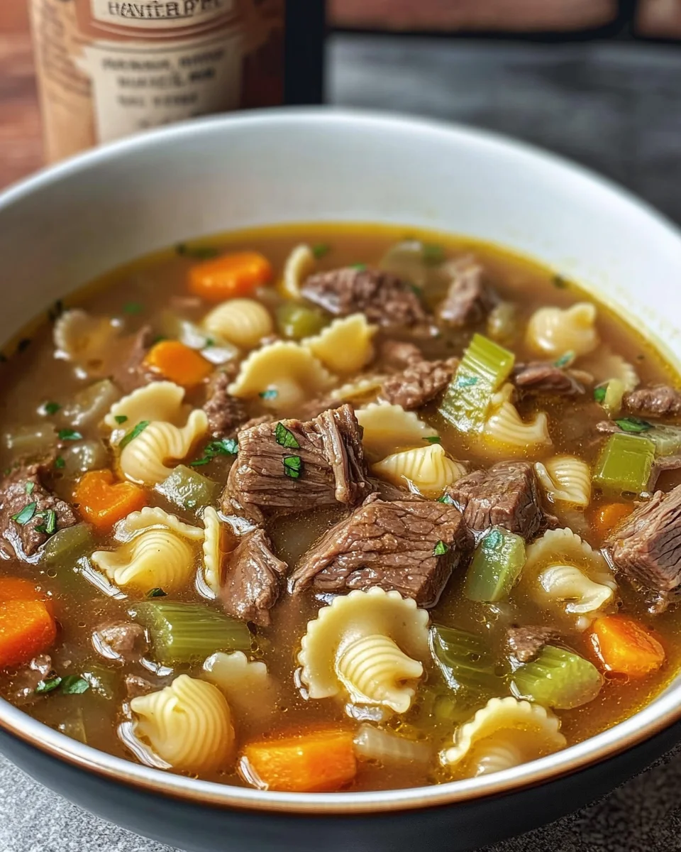 Rindfleischsuppe