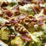 Rosenkohl-Bacon-Auflauf