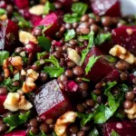Rote Bete Linsen Salat