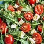 Rucola-Salat mit Feta und Tomaten