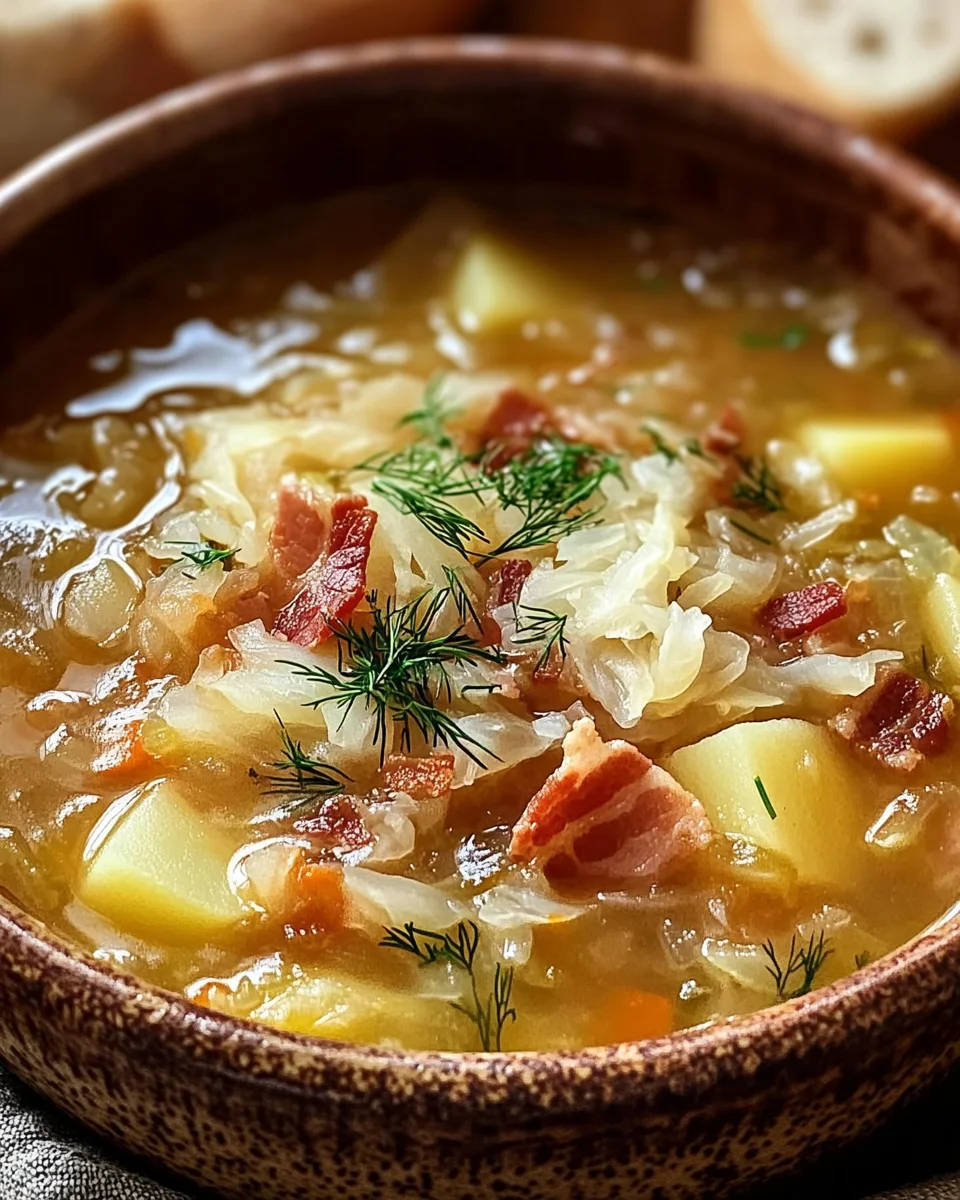 Sauerkraut-Suppe: Eine Unglaubliche Ultimative Rezeptur für 4 Personen