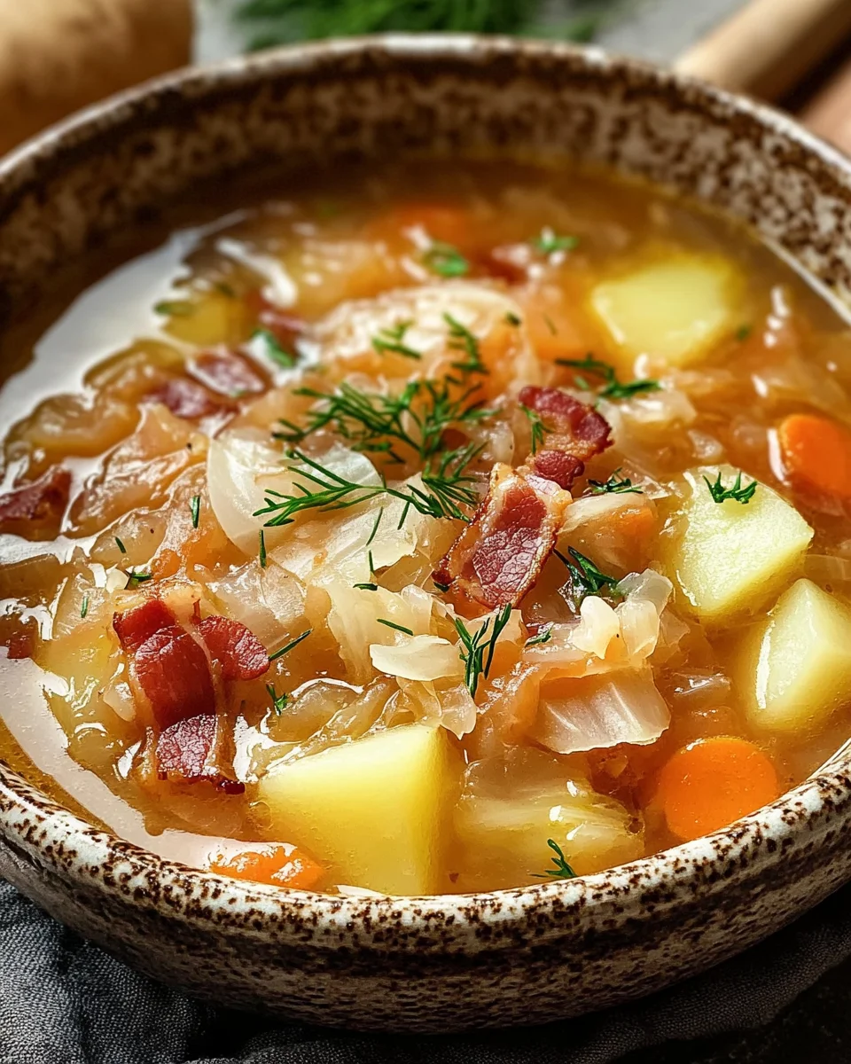 Sauerkraut-Suppe: