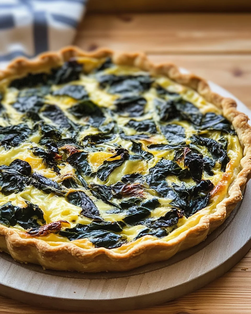 Schwarzkohl-Zitronen-Quiche