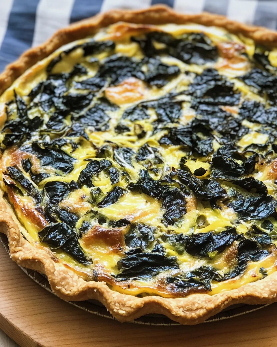 Schwarzkohl-Zitronen-Quiche