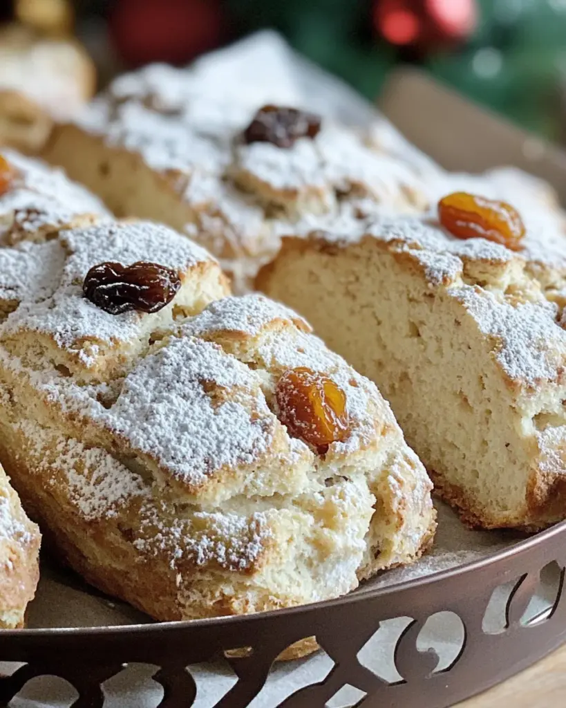 Stollenkonfekt mit Quark