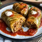 Vegane Kohlrouladen (Golabki)