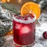Vodka Cranberry Rosemary Cocktail