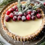 White Chocolate Cranberry Tart