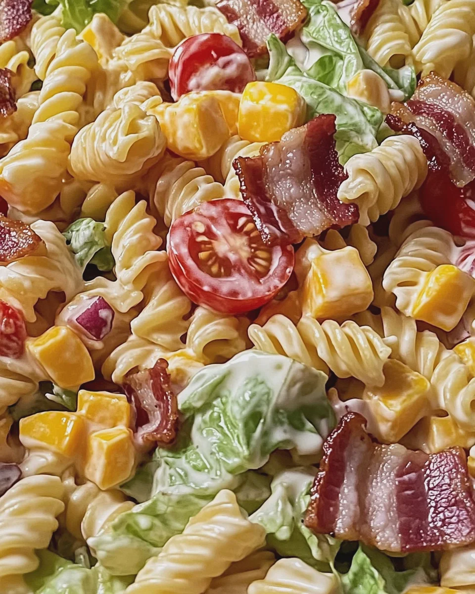 Club-Sandwich-Nudelsalat: