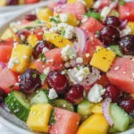 Erfrischender Wassermelonen Salat
