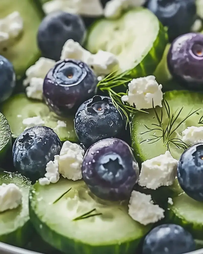 Frischer Gurken-Blaubeer-Salat: Ein erfrischendes Rezept!