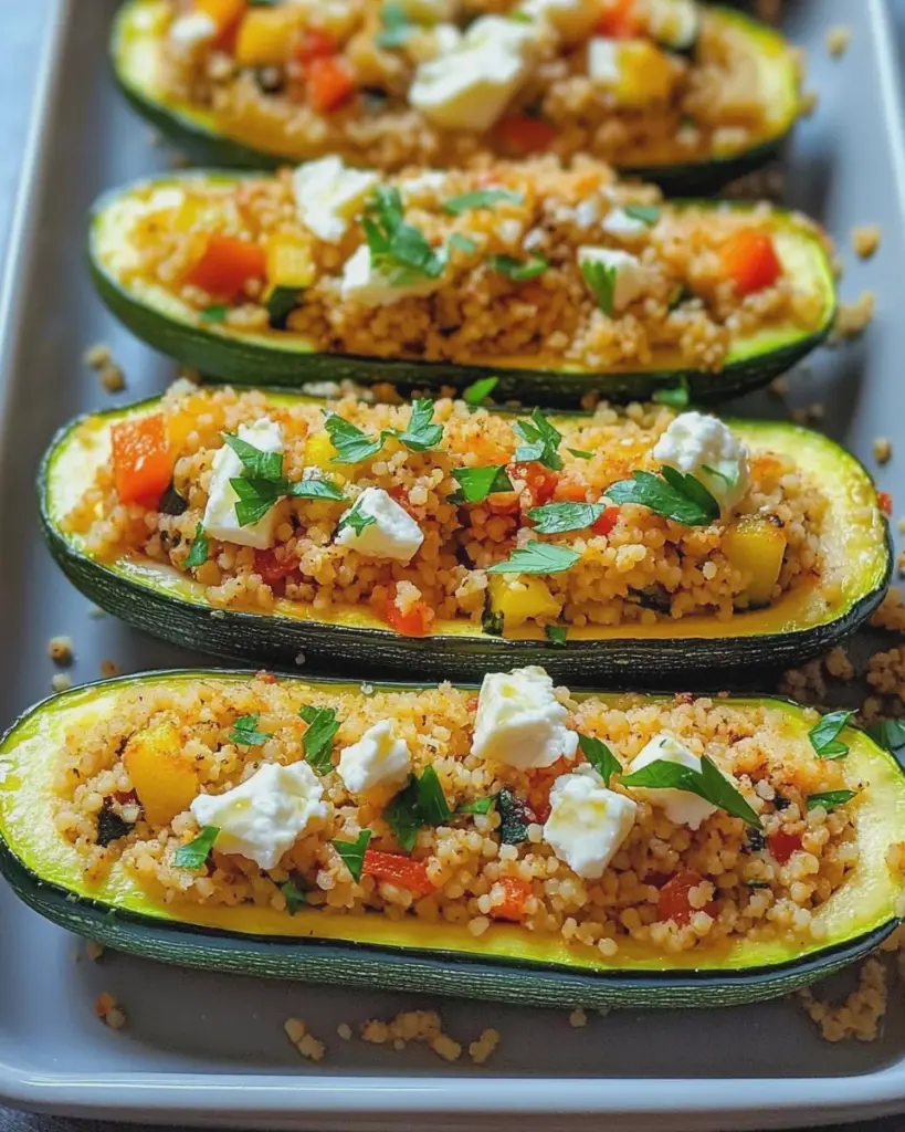 Gefüllte Zucchini mit Couscous & Feta: Ein Unglaubliches Ultimatives Rezept