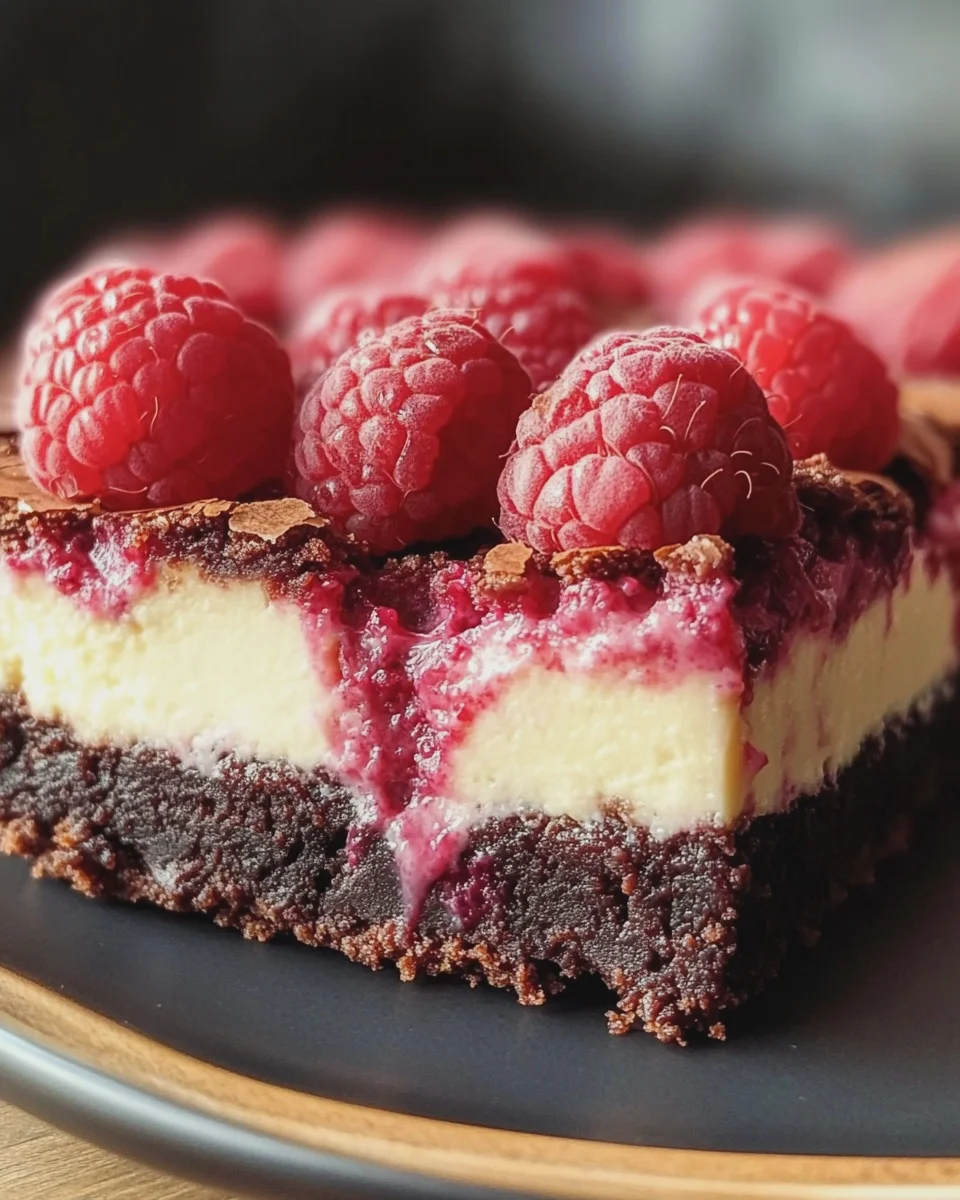 Himbeer-Brownie-Cheesecake: