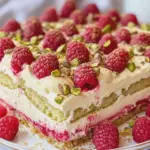 Himbeer-Pistazien-Tiramisu - ohne Ei