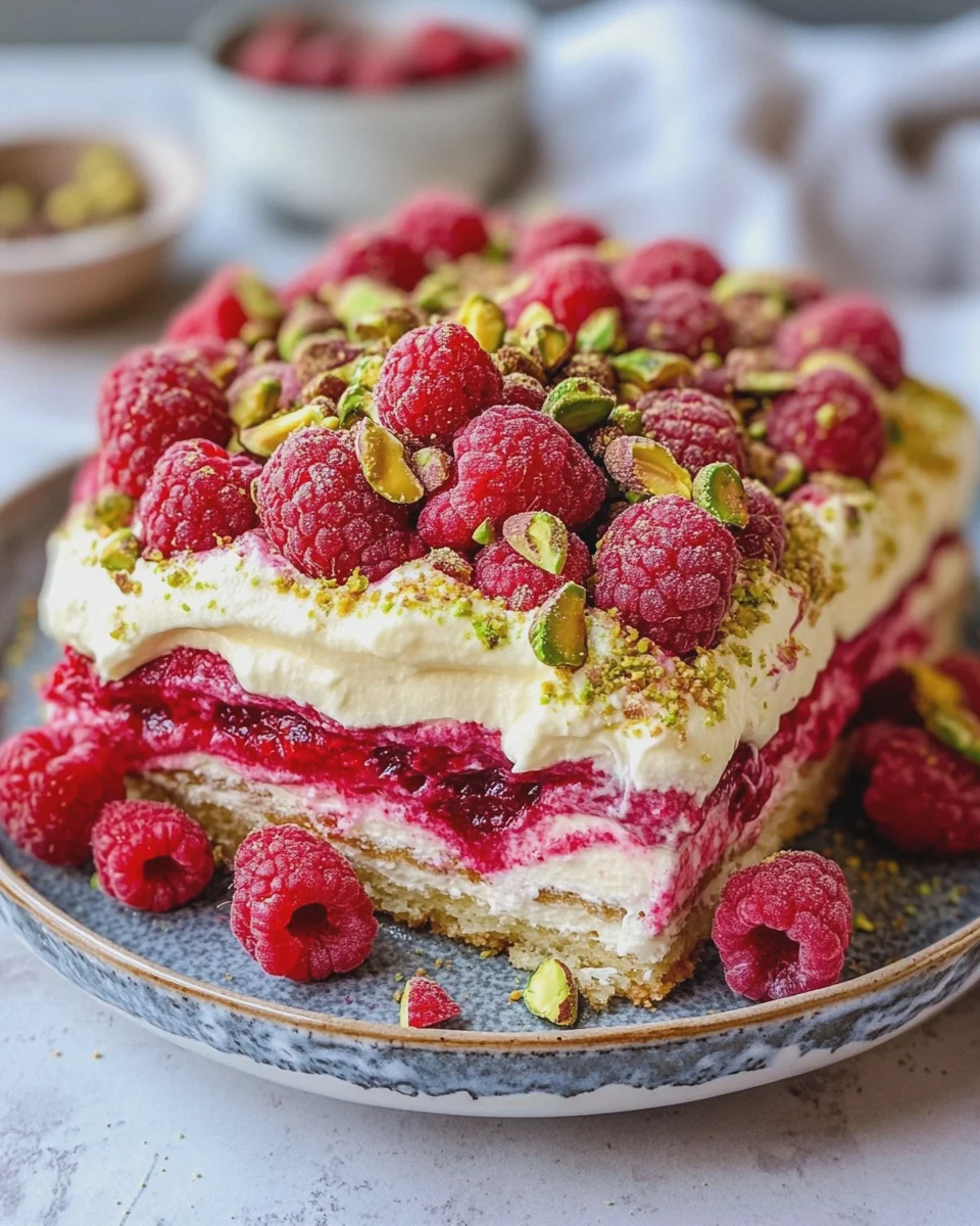 Himbeer-Pistazien-Tiramisu