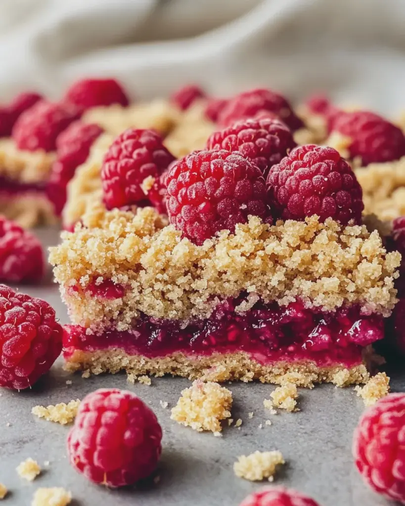 Himbeer-Streuselkuchen (Einfach & Vegan)