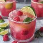 Himbeerlimonade ohne Zucker