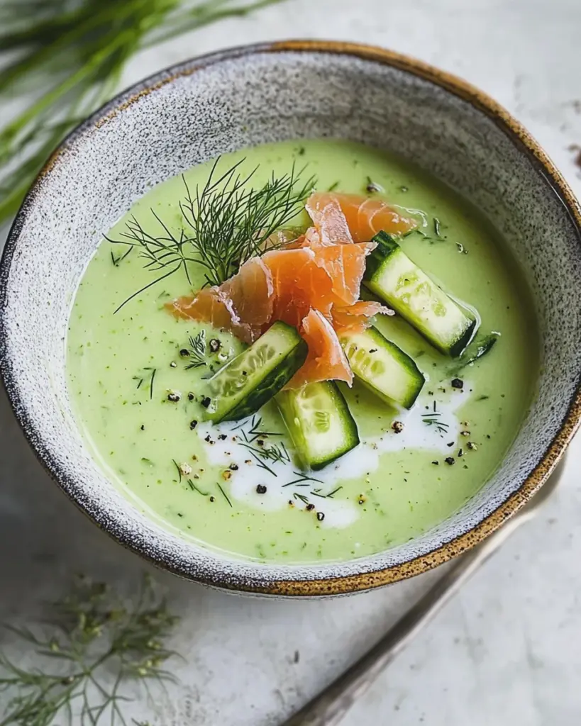 Kalte Gurkensuppe