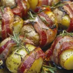 Kartoffeln im Speck-Rosmarin-Mantel
